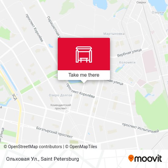 Ольховая Ул. map