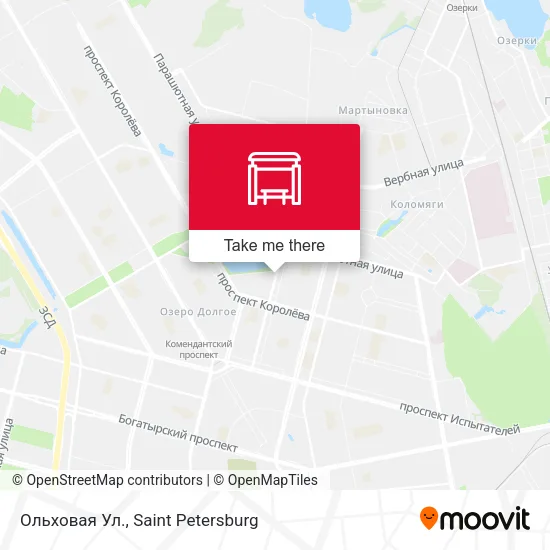 Ольховая Ул. map