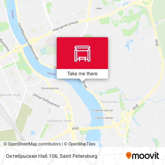 Октябрьская Наб.106 map