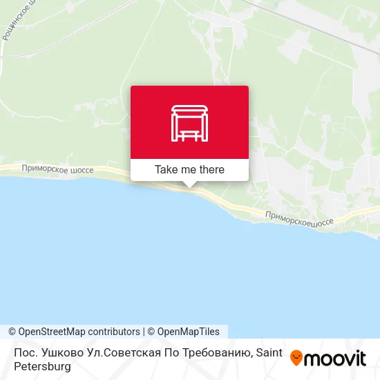 Пос. Ушково Ул.Советская  По Требованию map