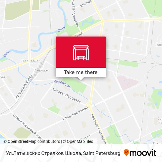 Ул.Латышских Стрелков Школа map