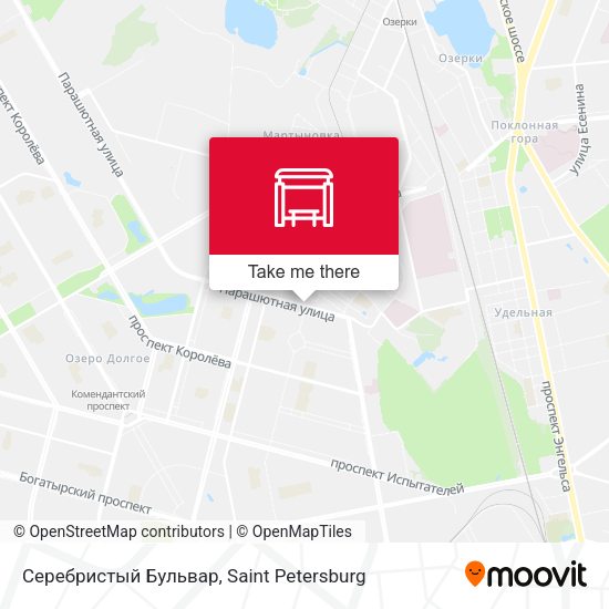 Серебристый Бульвар map