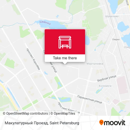 Макулатурный Проезд map