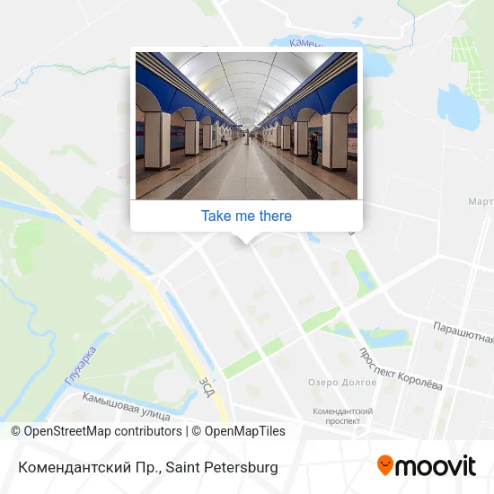 Комендантский Пр. map