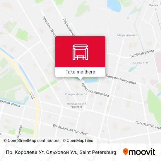 Пр. Королева Уг. Ольховой Ул. map