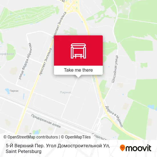 5-Й Верхний Пер. Угол Домостроительной Ул map