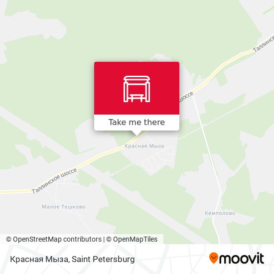 Красная Мыза map