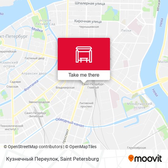 Кузнечный Переулок map