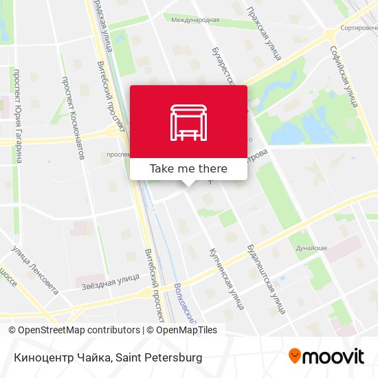 Киноцентр Чайка map