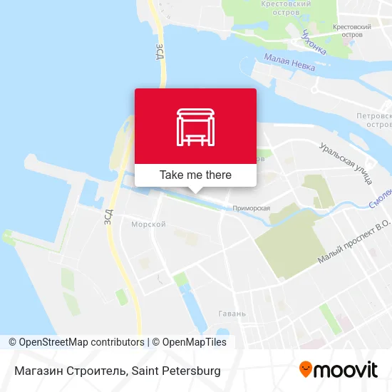 Магазин Строитель map