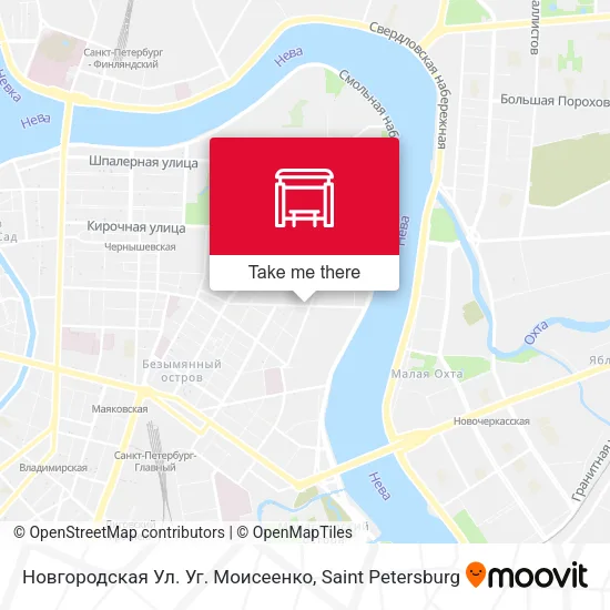 Новгородская Ул. Уг. Моисеенко map