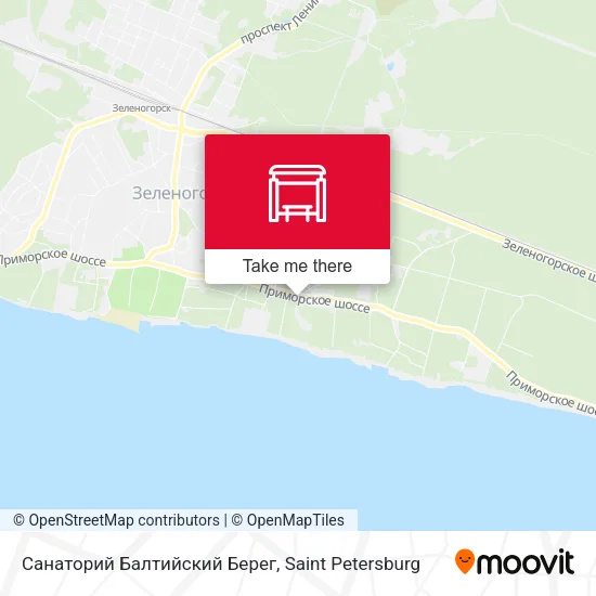 Санаторий Балтийский Берег map