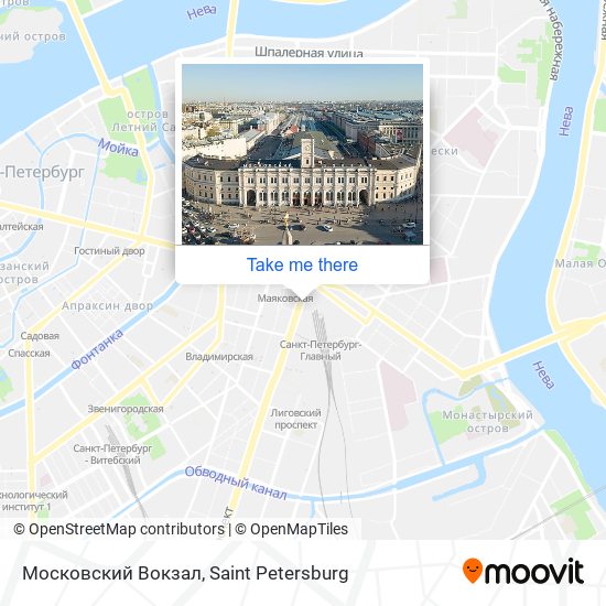 Московский Вокзал map