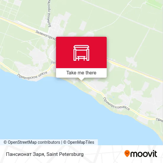 Пансионат Заря map