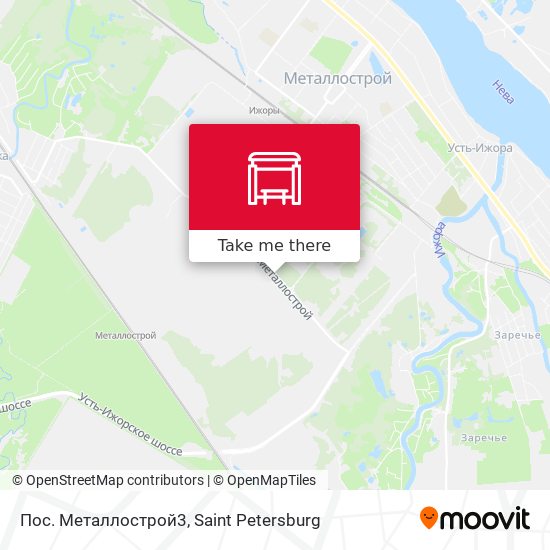 Пос. Металлострой3 map