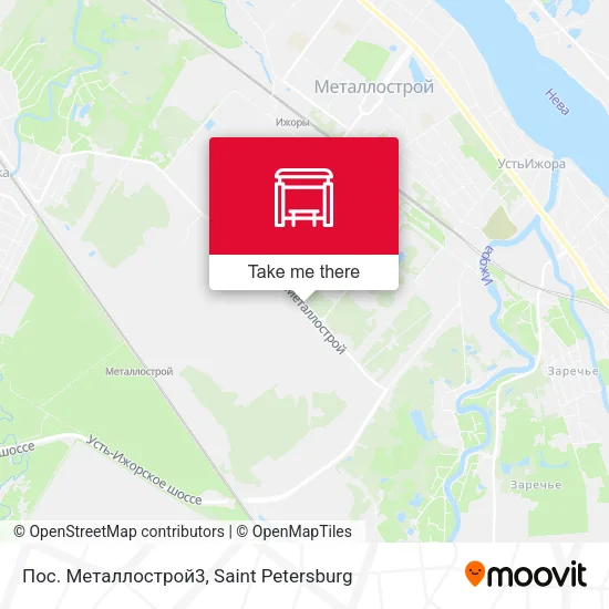 Пос. Металлострой3 map