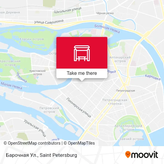 Барочная Ул. map