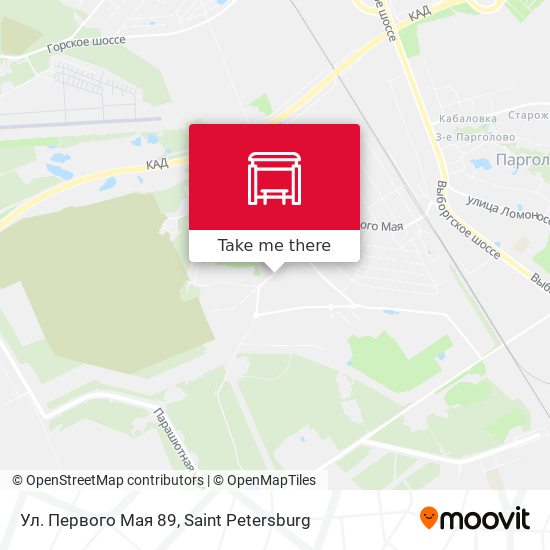 Ул. Первого Мая 89 map