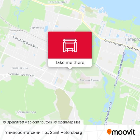 Университетский Пр. map