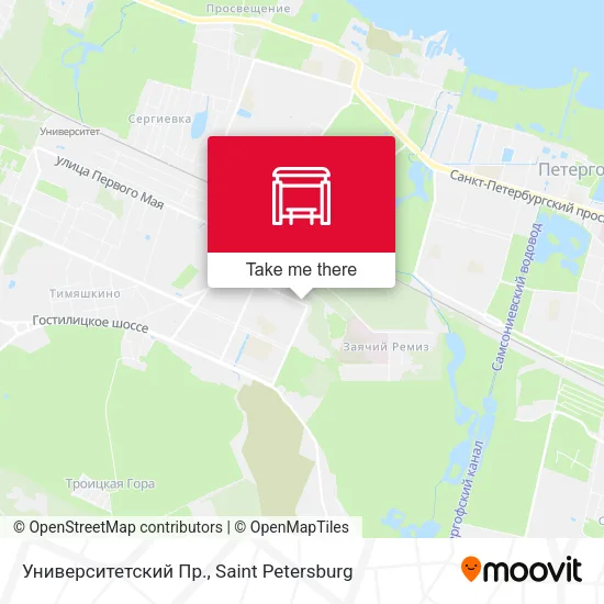 Университетский Пр. map