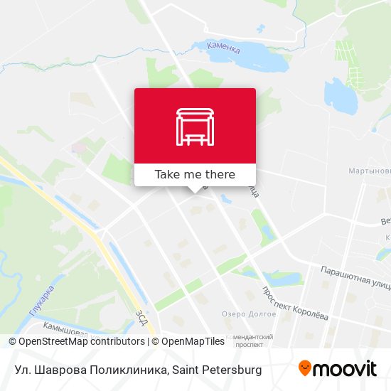Ул. Шаврова Поликлиника map