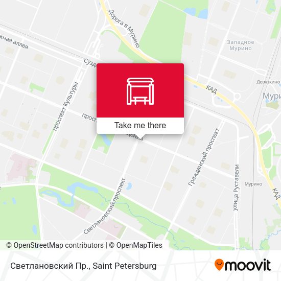 Светлановский Пр. map