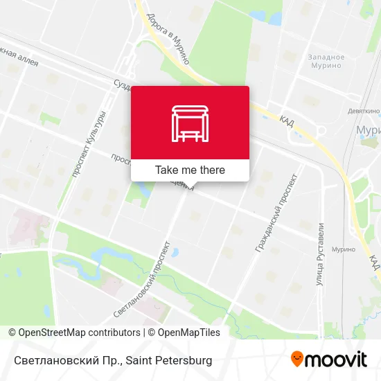 Светлановский Пр. map
