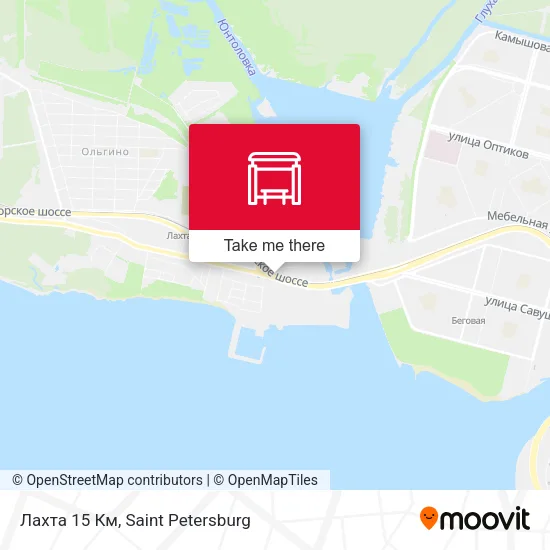 Лахта 15 Км map