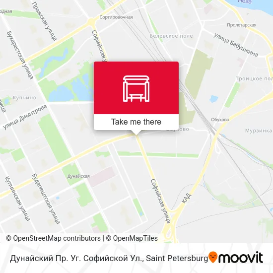 Дунайский Пр. Уг. Софийской Ул. map