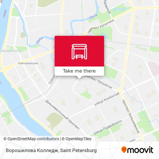 Ворошилова Колледж map