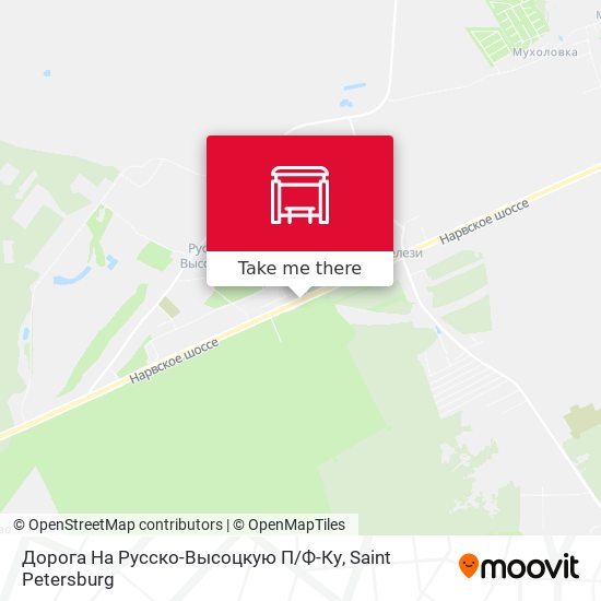 Дорога На Русско-Высоцкую П / Ф-Ку map