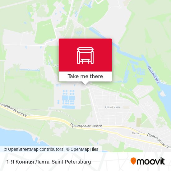 1-Я Конная Лахта map