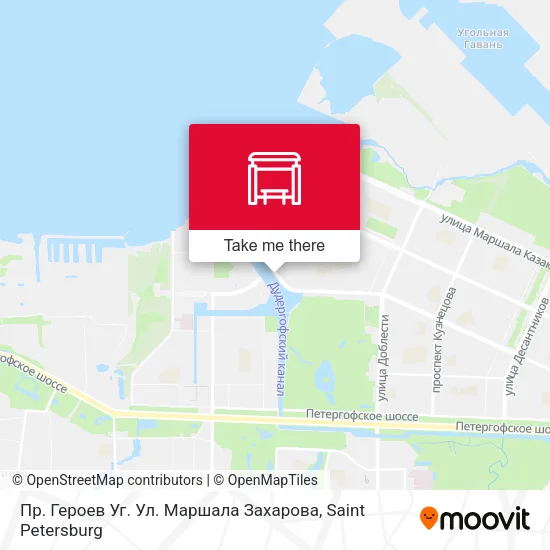 Пр. Героев Уг. Ул. Маршала Захарова map