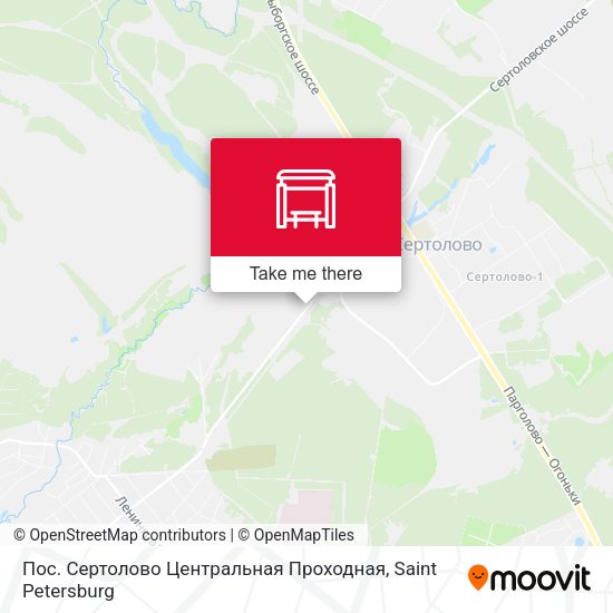 Пос. Сертолово Центральная Проходная map