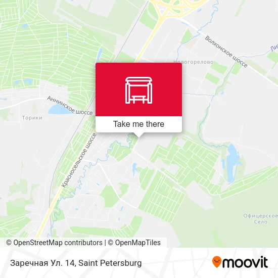 Заречная Ул. 14 map