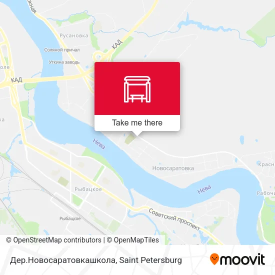 Дер.Новосаратовкашкола map