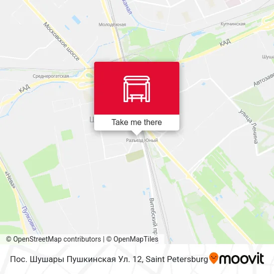 Пос. Шушары Пушкинская Ул. 12 map