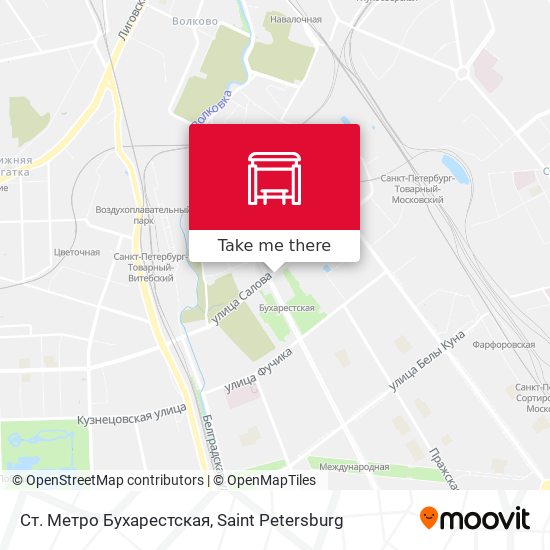 Ст. Метро Бухарестская map