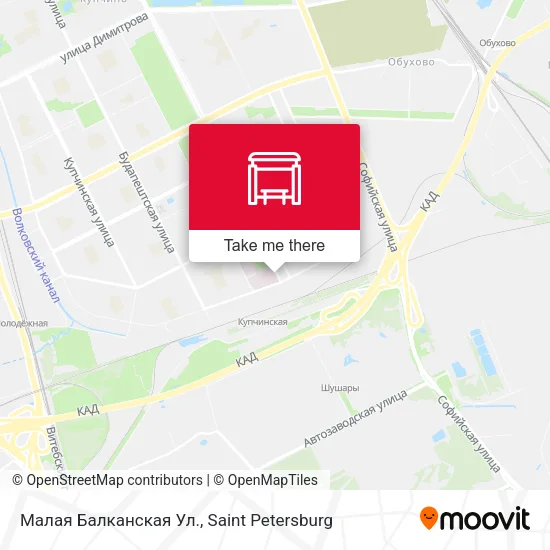 Малая Балканская Ул. map