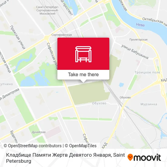 Кладбище Памяти Жертв Девятого Января map