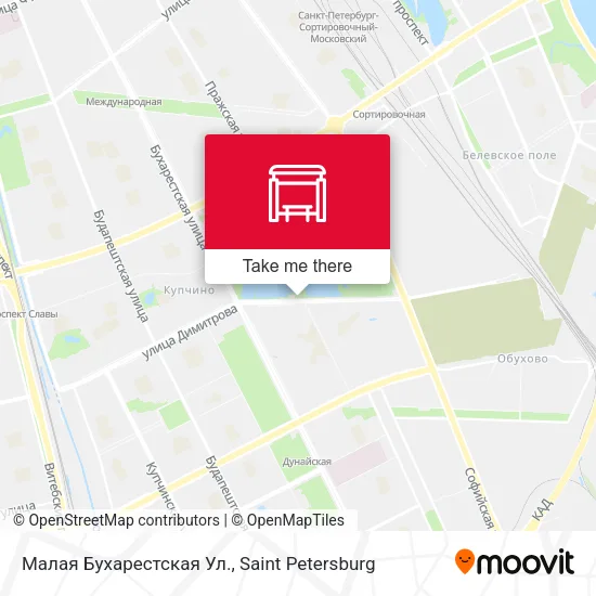 Малая Бухарестская Ул. map
