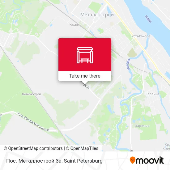 Пос. Металлострой 3а map