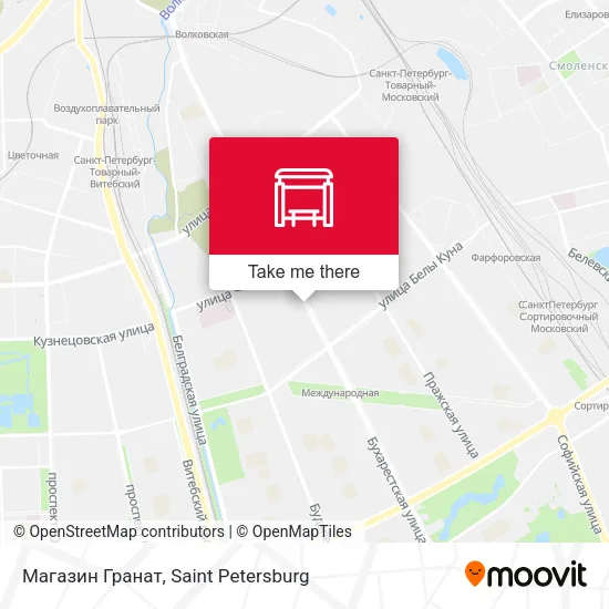 Магазин Гранат map