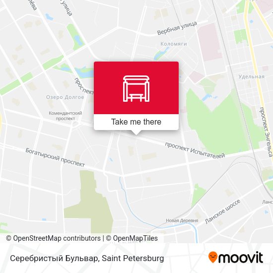 Серебристый Бульвар map