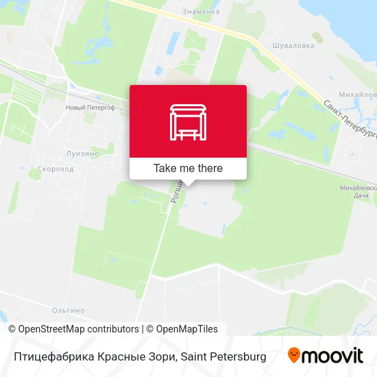 Птицефабрика Красные Зори map