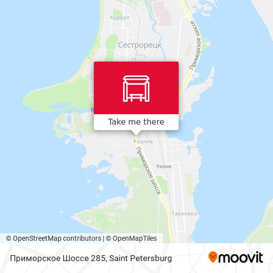 Приморское Шоссе 285 map