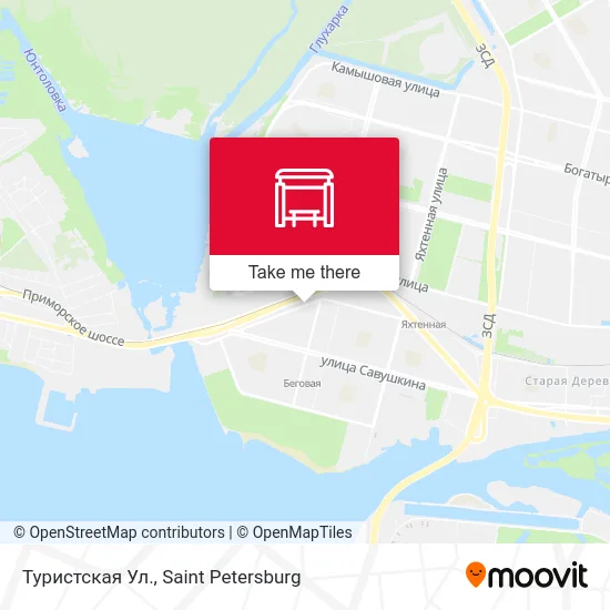 Туристская Ул. map