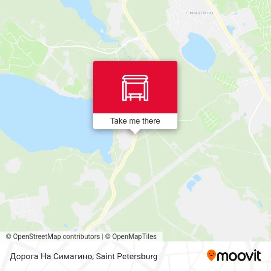 Дорога На Симагино map