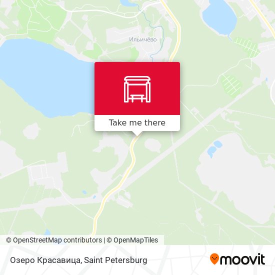 Озеро Красавица map