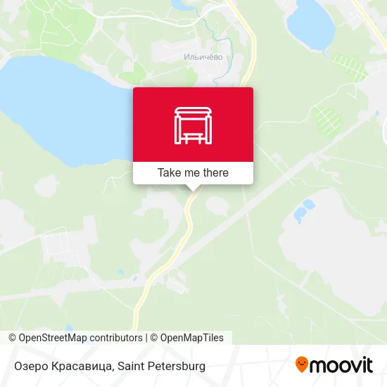Озеро Красавица map